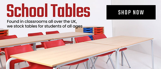 16 Seat Rectangular Mobile Folding School Dining Tables from our School Tables range.