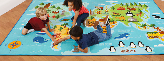 School Carpets, Mats & Rugs