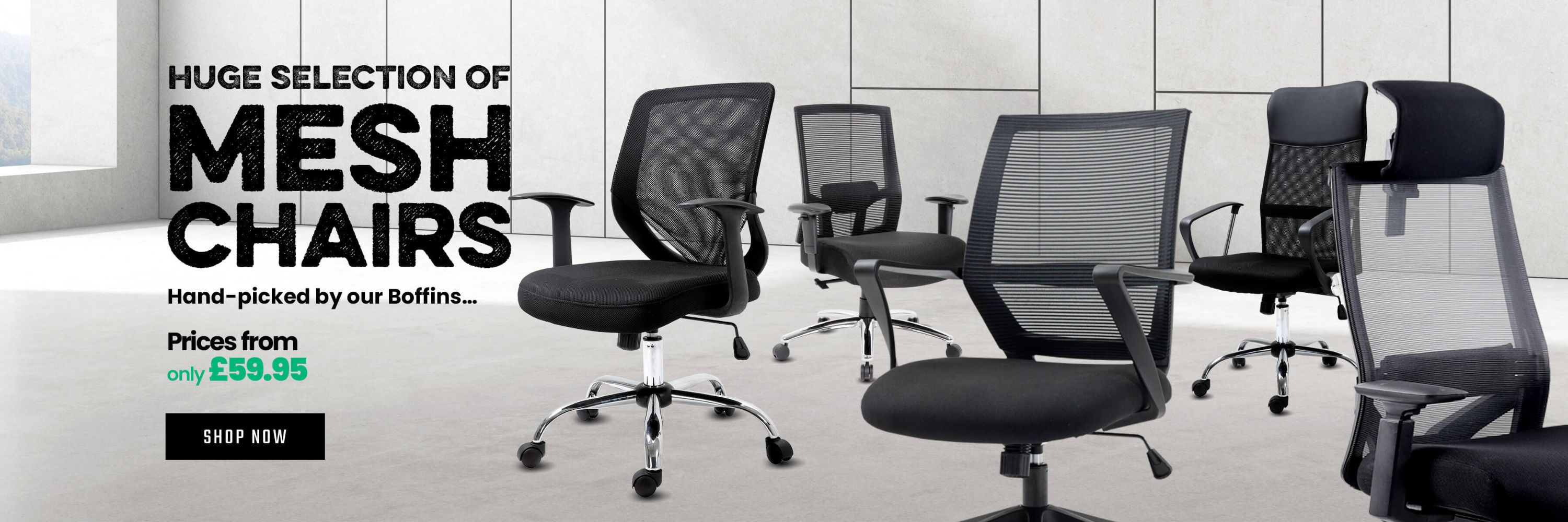 Mesh Office Chairs (From £59.95)