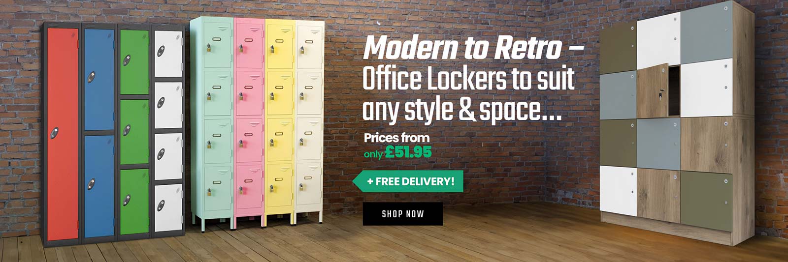 Modern to Retro Lockers