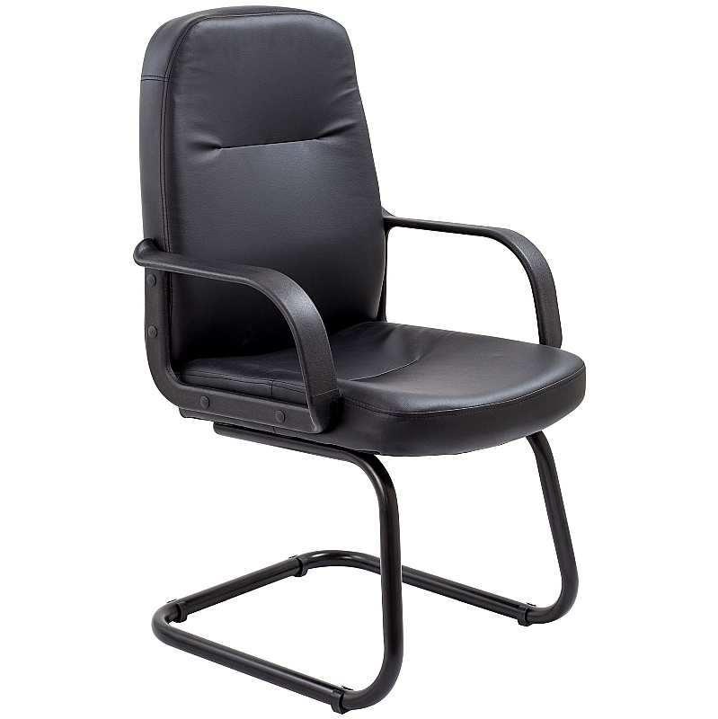 Canasta II Faux Leather Visitor Chair