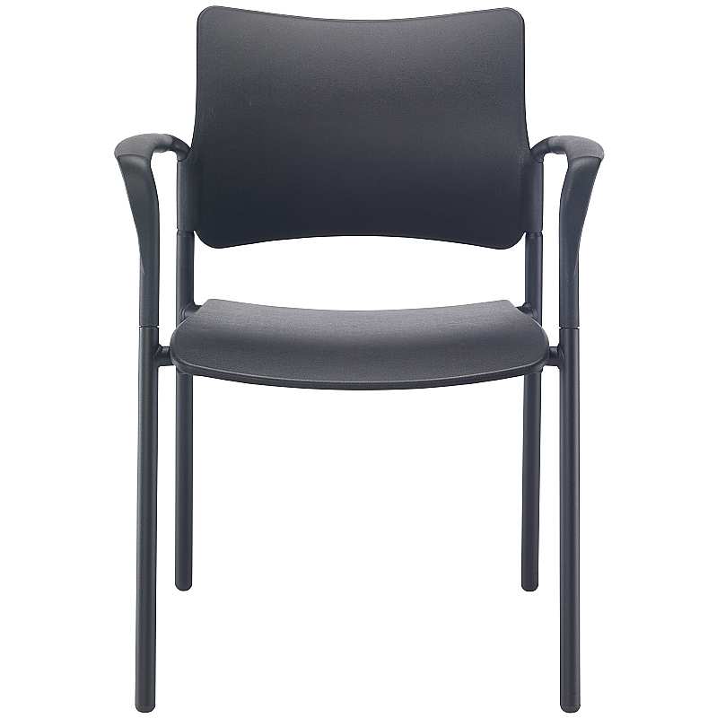 Florence Plastic Stacking Conference Chair with Arms from our