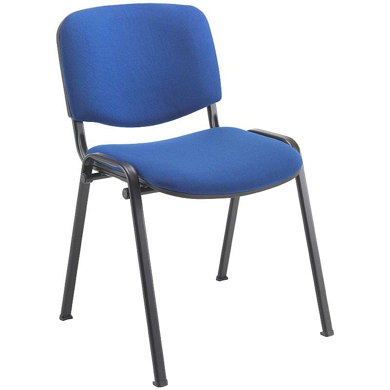 Club Stacking Conference Chairs with Black Frame