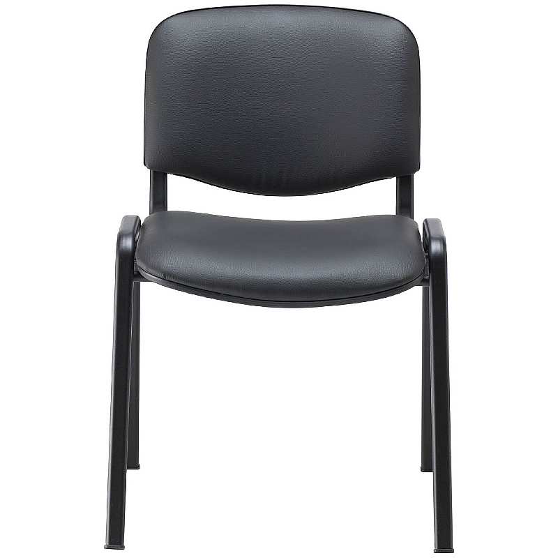 Club Black Frame PU Stacking Conference Chairs from our Conference