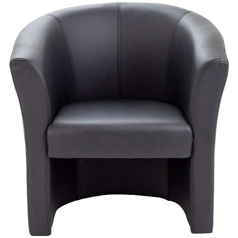 Pacific Faux Leather Tub Chair from our Reception Seating range.