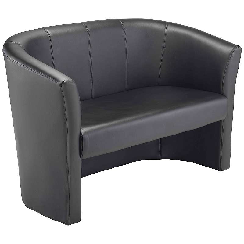 Pacific Faux Leather Tub Sofa from our Reception Seating range