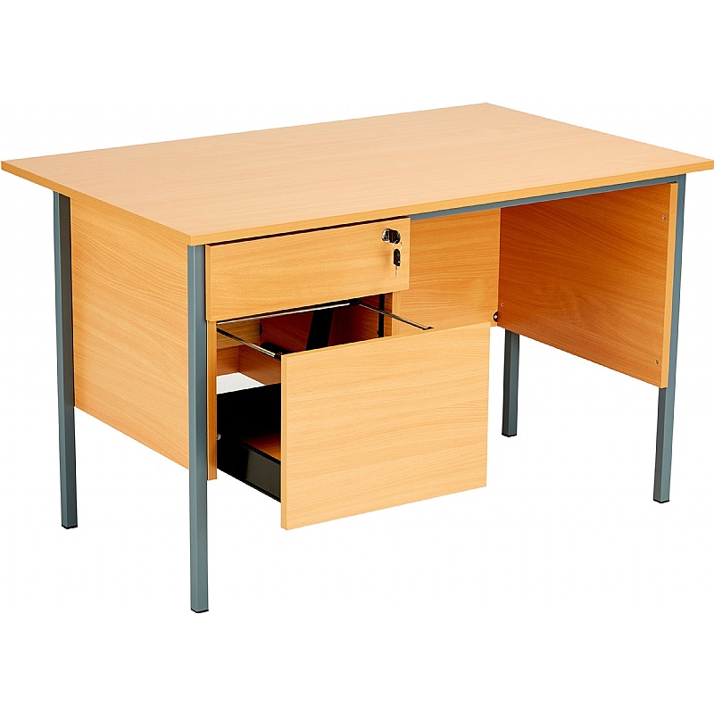 Eco 18 Rectangular Office Desks with Drawers from our Rectangular Desks