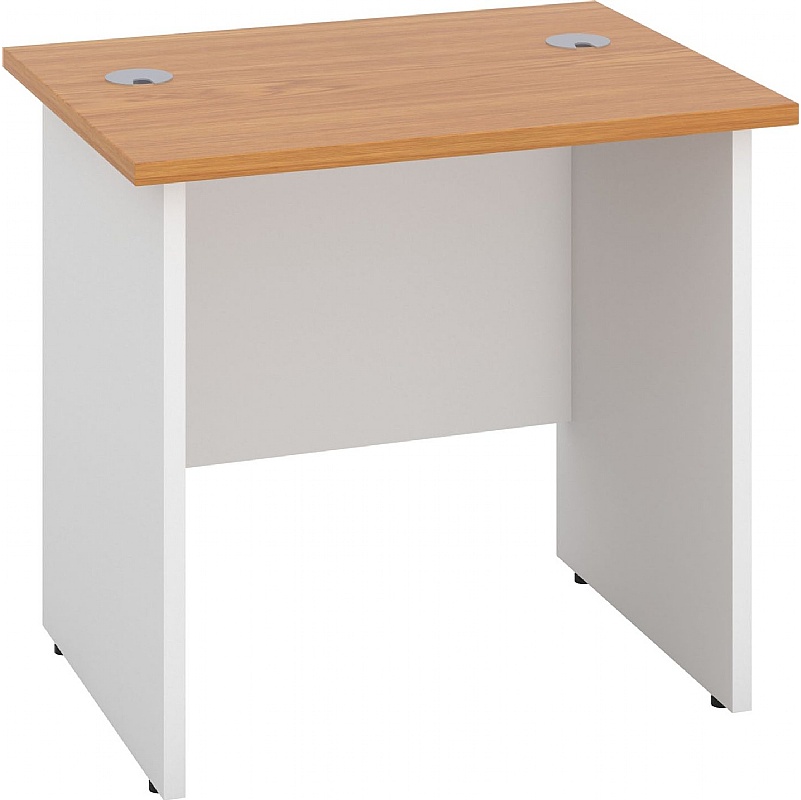 Panel Plus Shallow Rectangular Office Desks - Office Desks