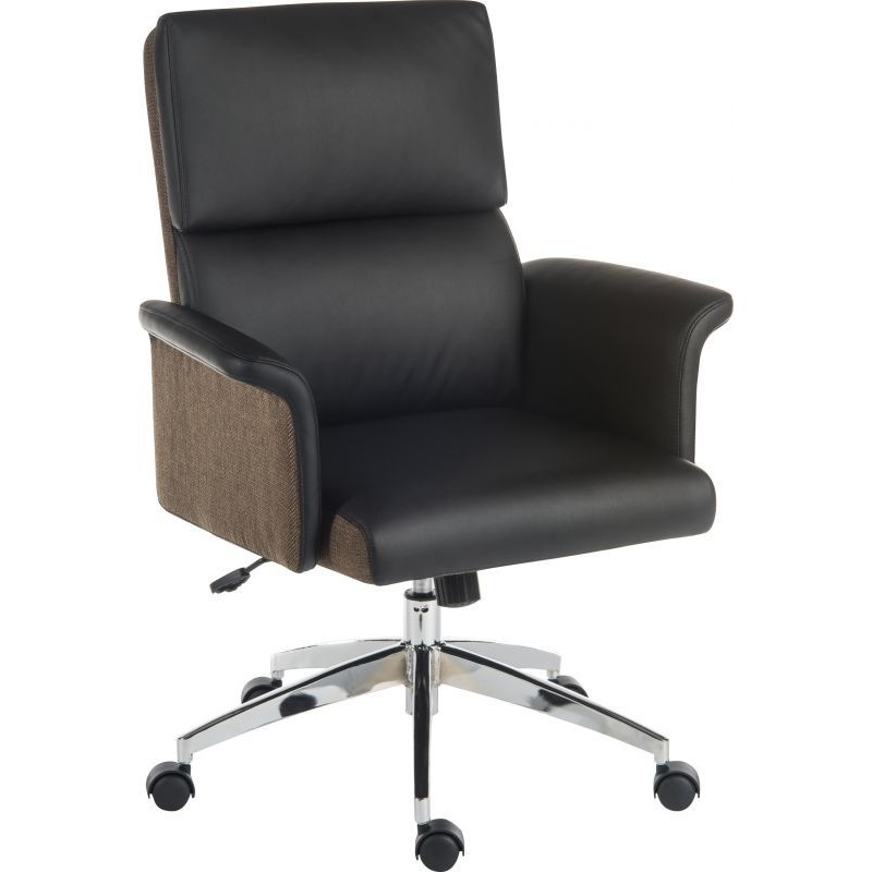 Elegance Medium Back Executive Faux Leather Office