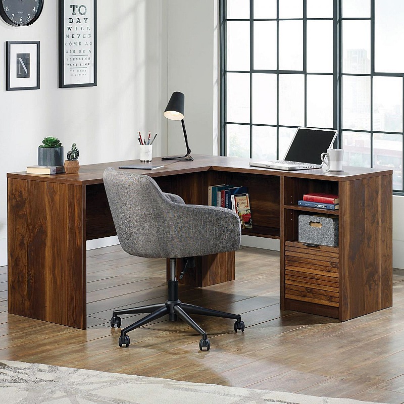 Hampstead Park L-Shaped Home Office Desk