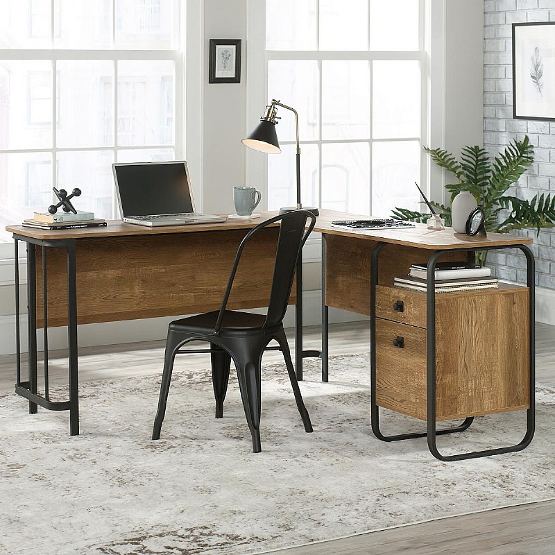 Stationmaster L-Shaped Home Office Desk