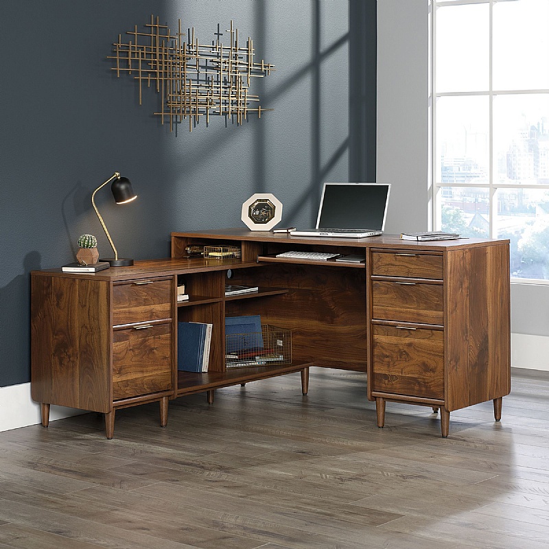 Clifton Place Executive L-Shaped Home Office Desk
