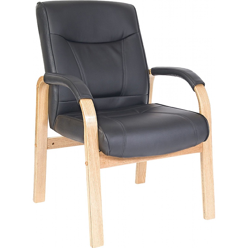 Kingston Leather Faced Visitor Chairs