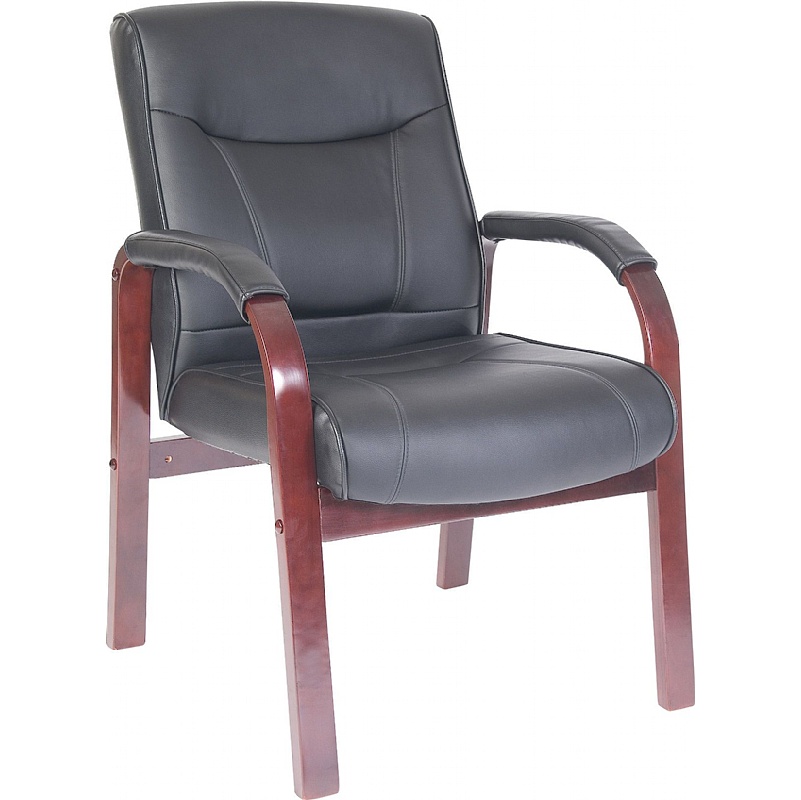 Kingston Leather Faced Visitor Chairs from our Visitor / Boardroom