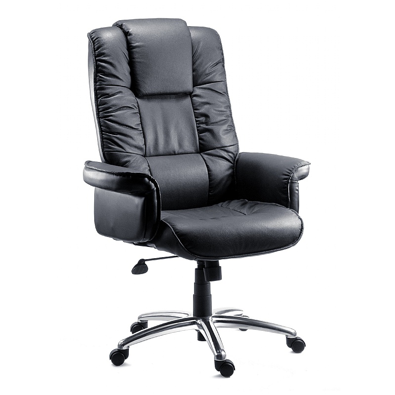 Lombard Executive Leather Faced Office Chair