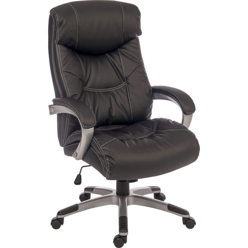 Faux leather office shop chair