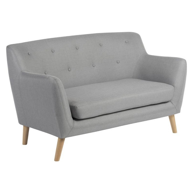 Skandi 2 Seater Office Sofa Grey