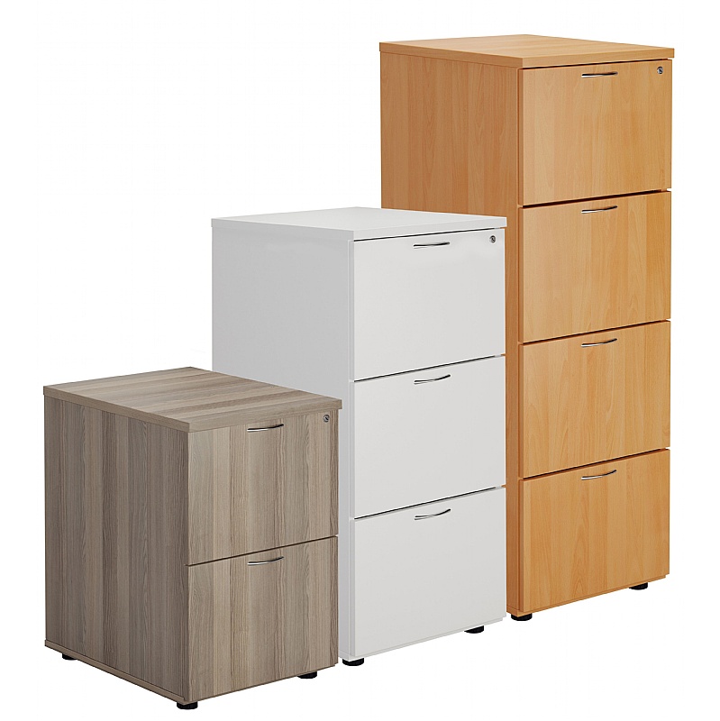 Office Essentials Wooden Filing Cabinets - Office Storage