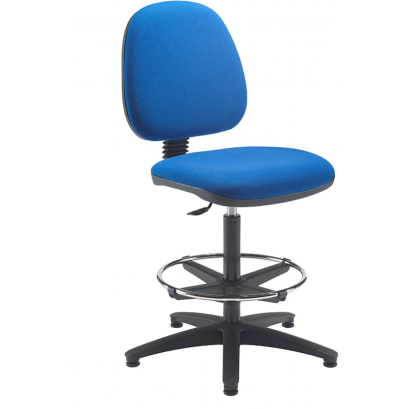 Zoom Medium Back Adjustable Draughtsman Chairs - Office Chairs