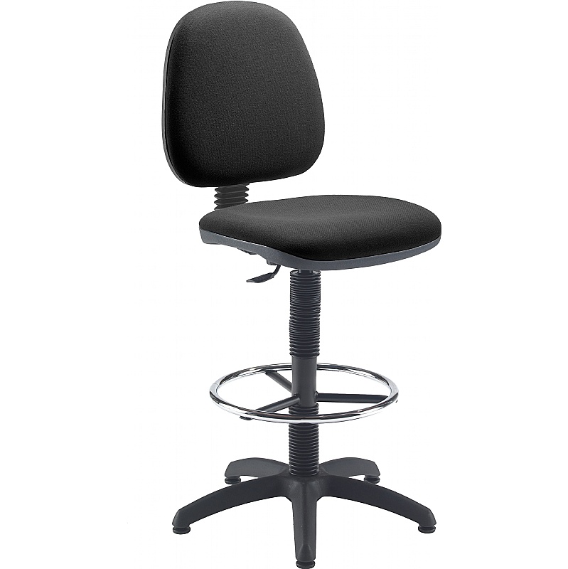 Zoom Medium Back Draughtsman Chairs - Office Chairs