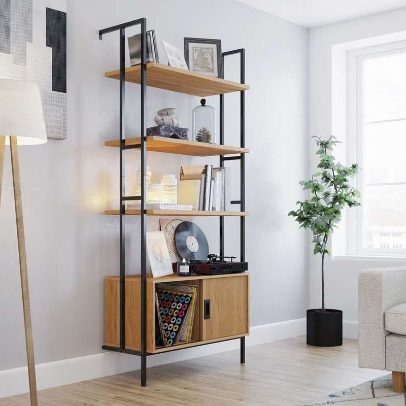 Hythe Wall Mounted Home Office Bookcase Unit - Office Storage