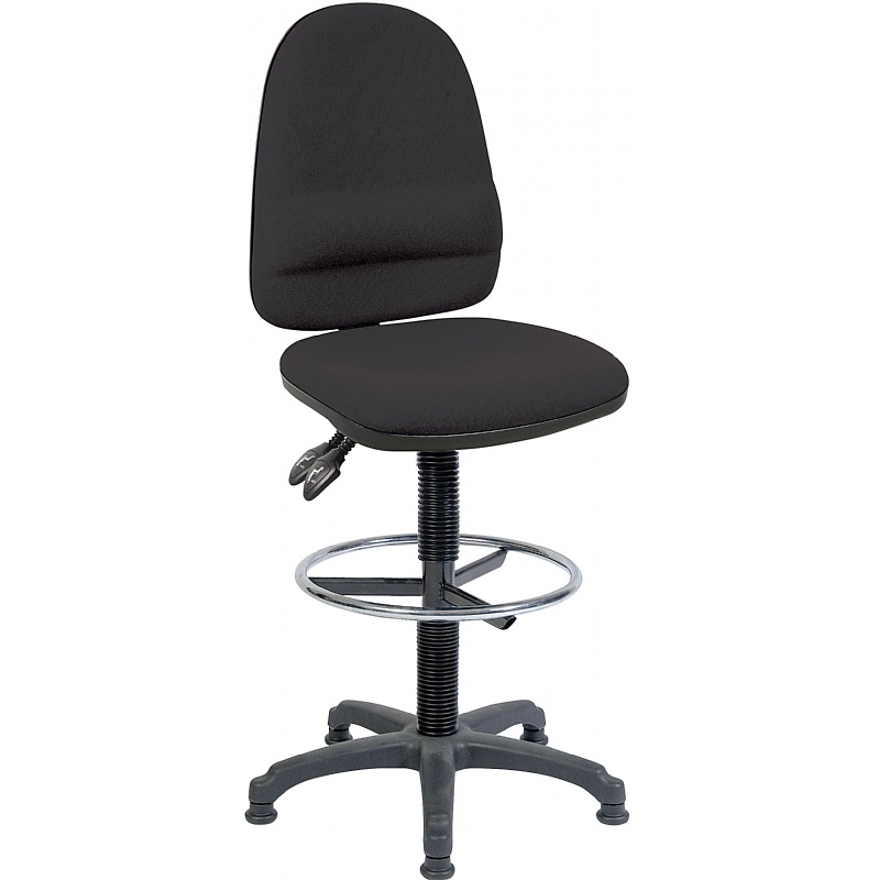 Ergo Twin Fabric Draughtsman Chairs