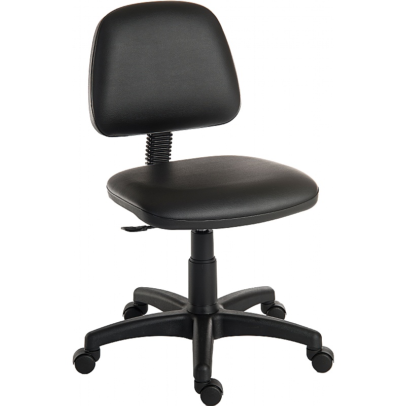 Ergo Blaster Faux Leather Operator Chairs