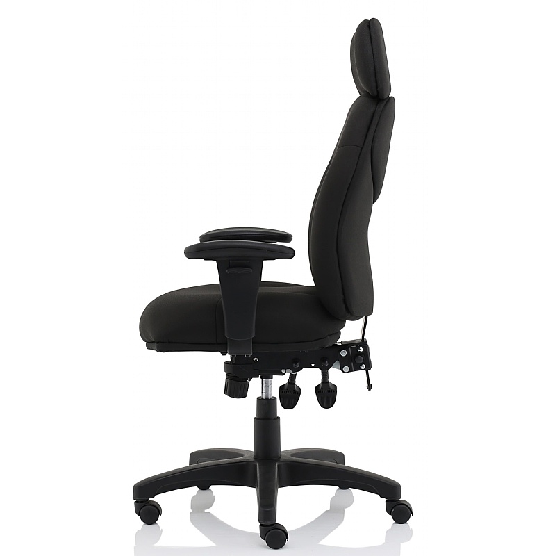 Jet Black Fabric Executive Office Chair from our Executive Office
