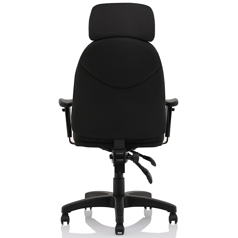 Jet Black Fabric Executive Office Chair from our Executive Office