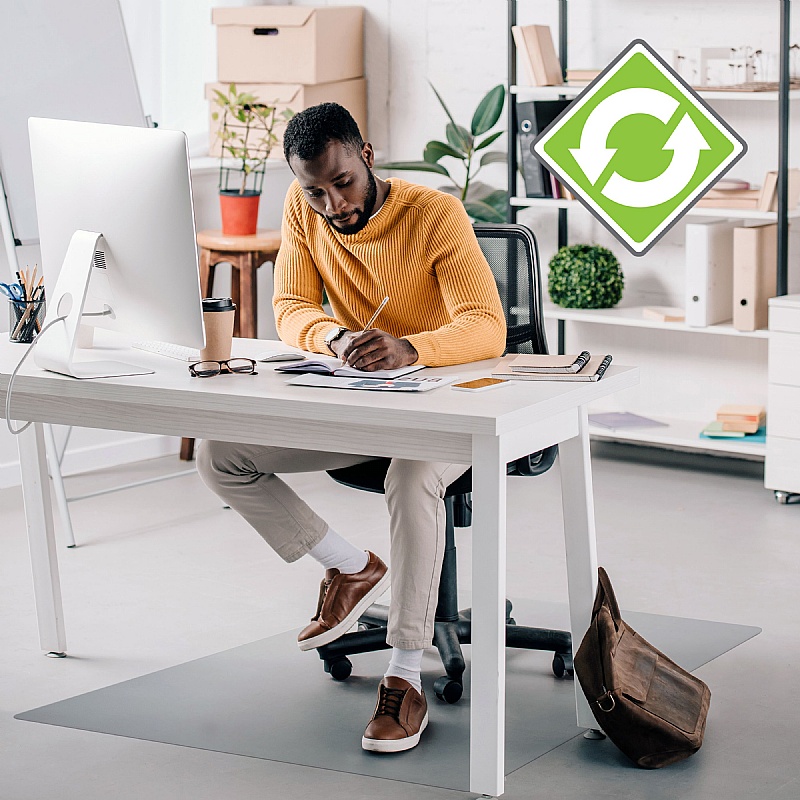 EcoTex Evolutionmat Rectangular Chair Mat for Hard Floors - Office Accessories