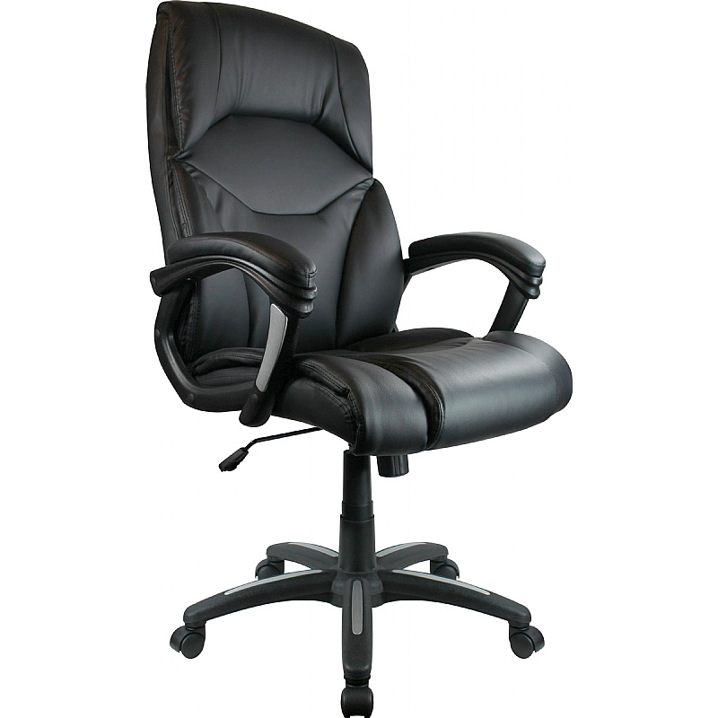 Wellington High Back Leather Effect Executive Offi