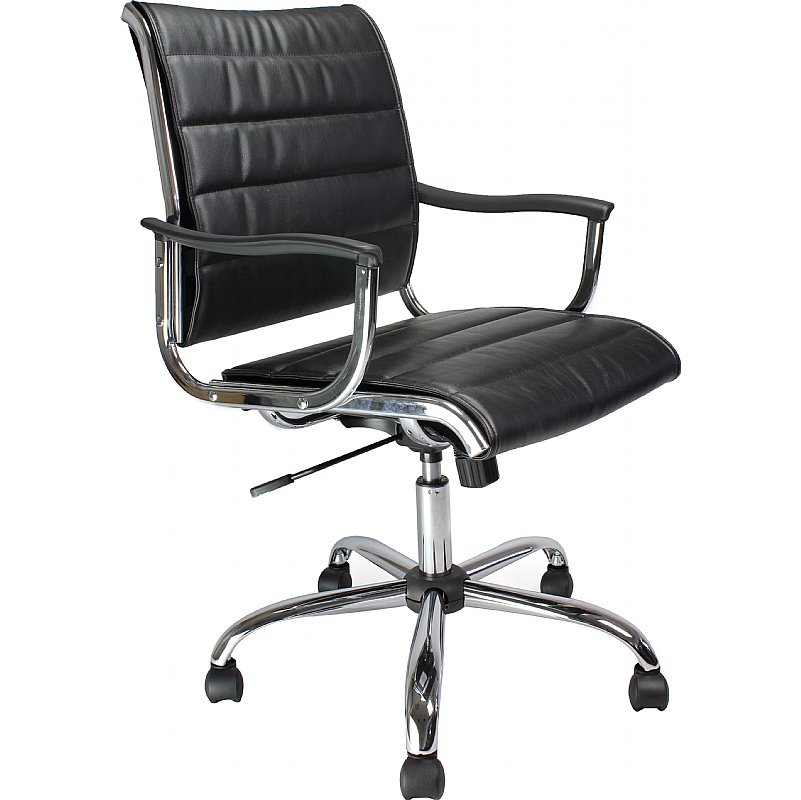 Carbis Medium Back Leather Effect Designer Office