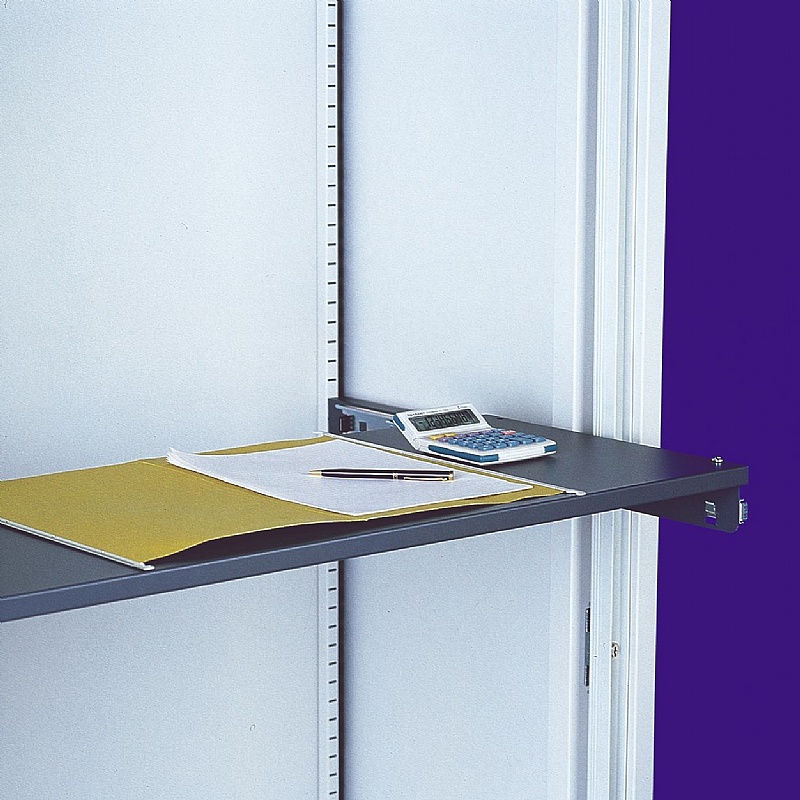 Silverline Roll Out Reference Shelf - Office Storage