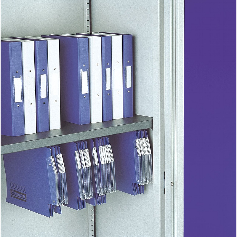 Silverline Metal Shelf - Office Storage