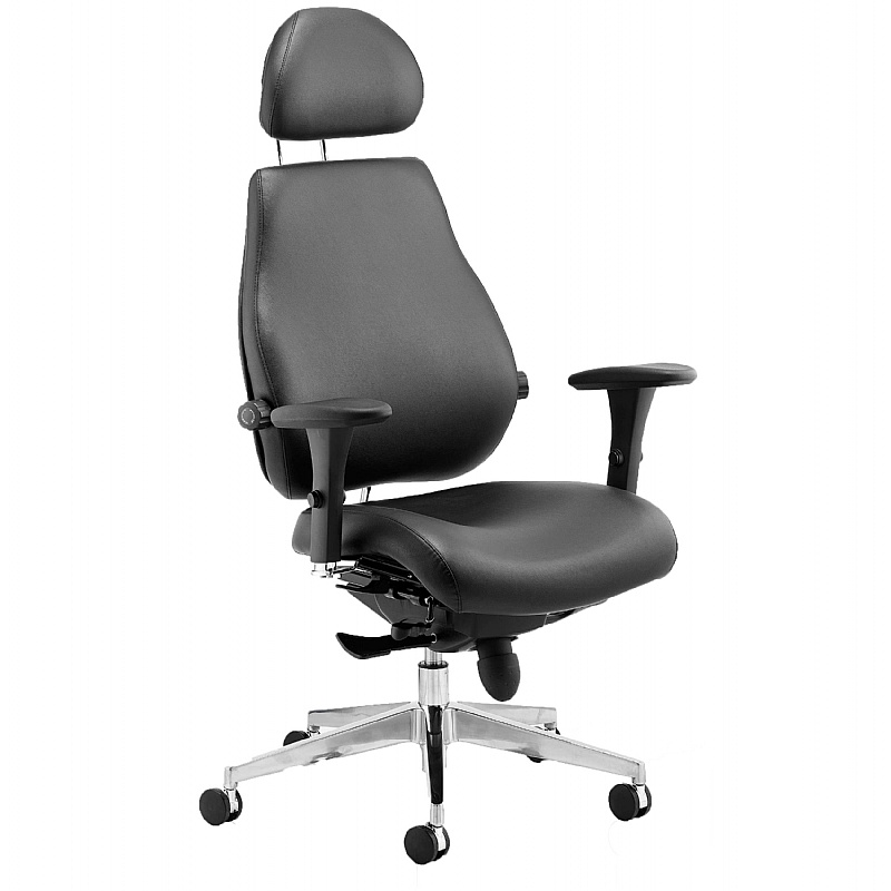 Chiro Plus Ultimate Leather Posture Office Chair