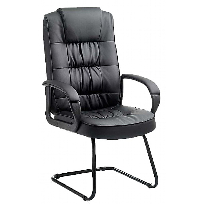 Moore Bonded Leather Visitor Boardroom Chair