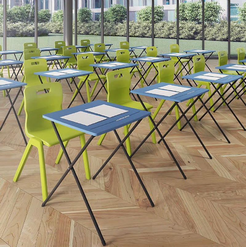 Titan Plastic Folding School Exam Desks from our School Tables range.