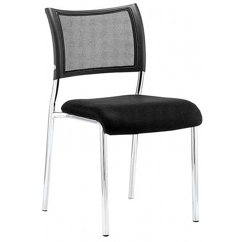 Brunswick Chrome Frame Fabric Conference Chair