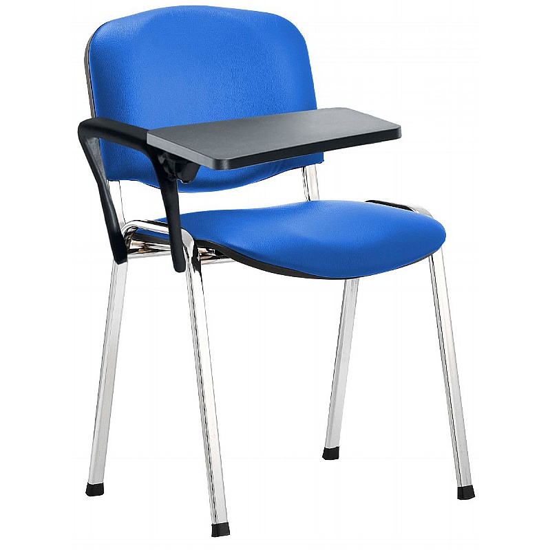 Iso Chrome Frame Vinyl Conference Chair With Writi