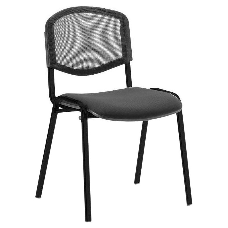 Iso Black Frame Mesh Back Conference Chair