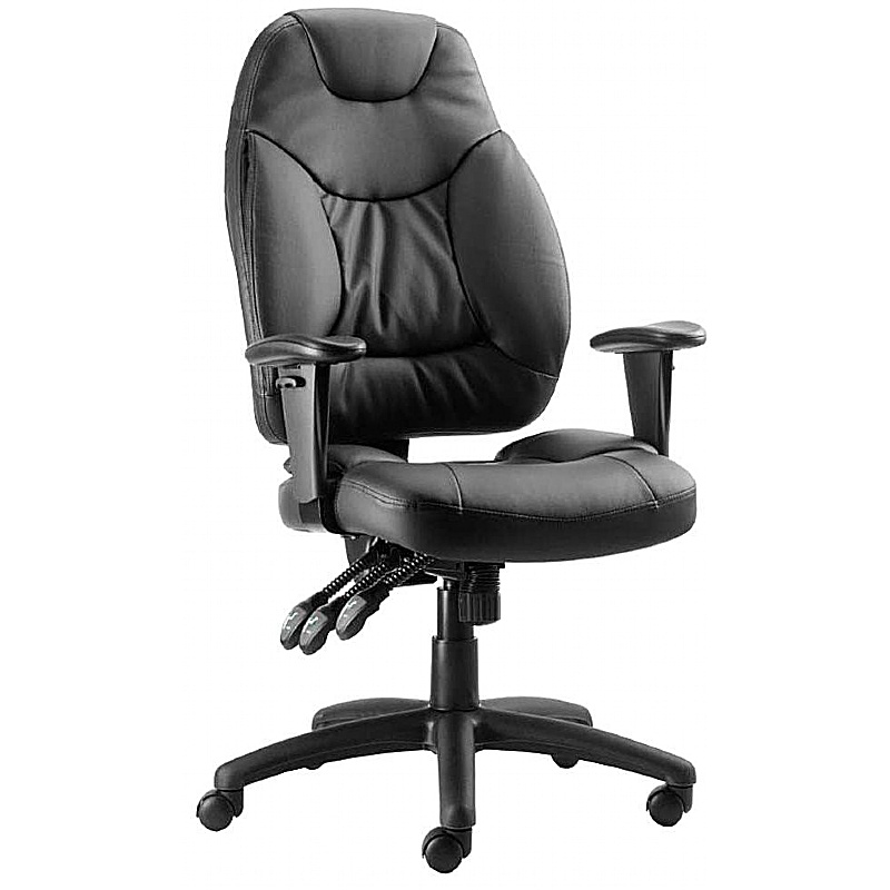 Galaxy Executive Bonded Leather Operator Chairs