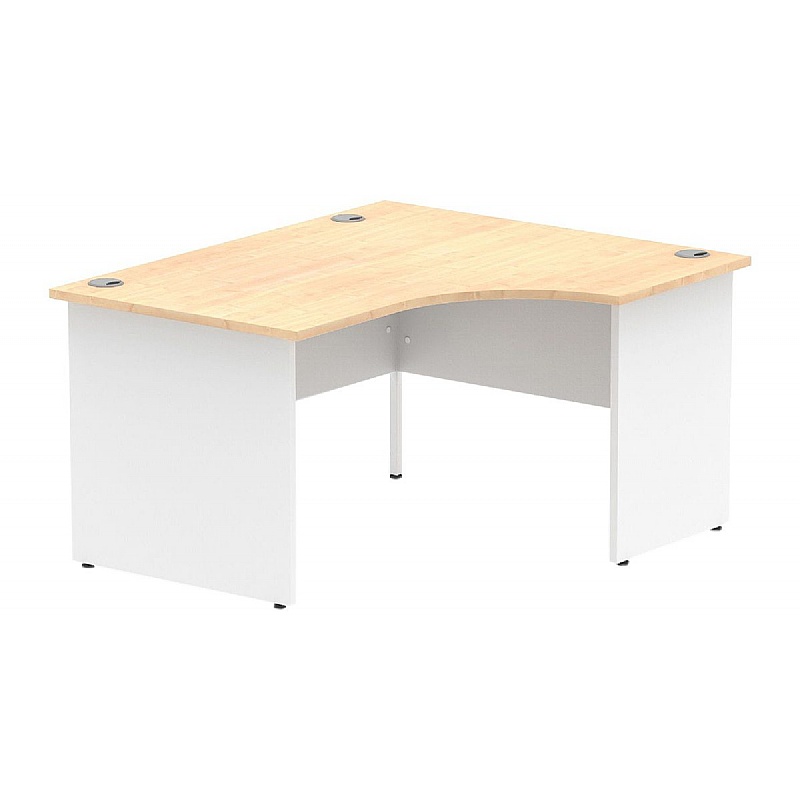 Impulse Two Tone Ergonomic Radial Desks