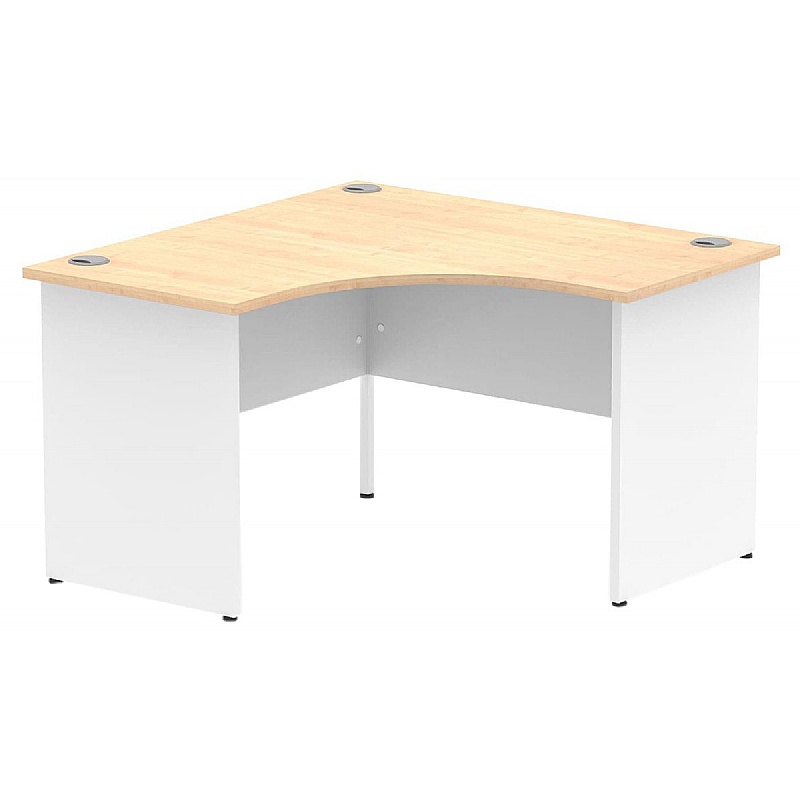 Impulse Two Tone Corner Desk