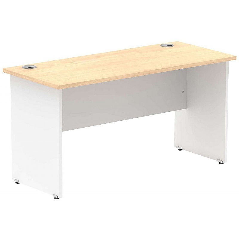 Impulse Two Tone Shallow Rectangular Desks