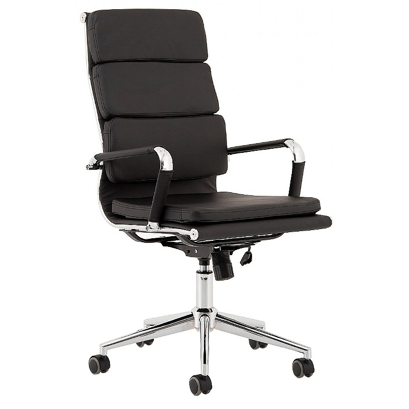 Hawkes Executive Leather Look Office Chair