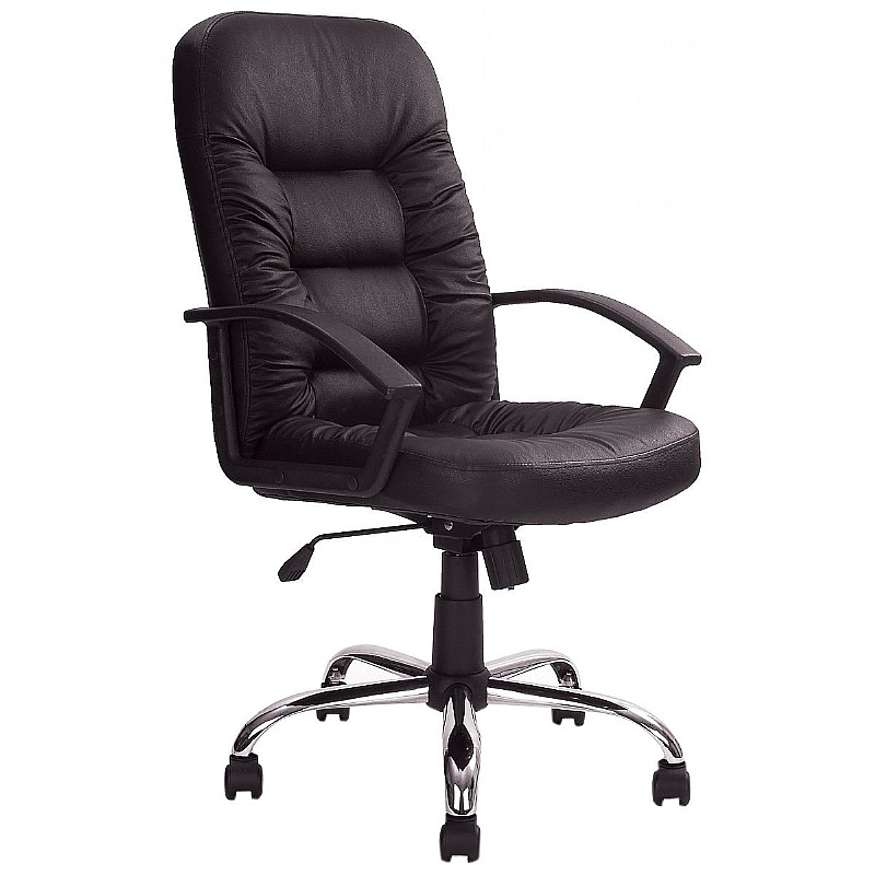 Fleet High Back Leather Faced Executive Office Cha