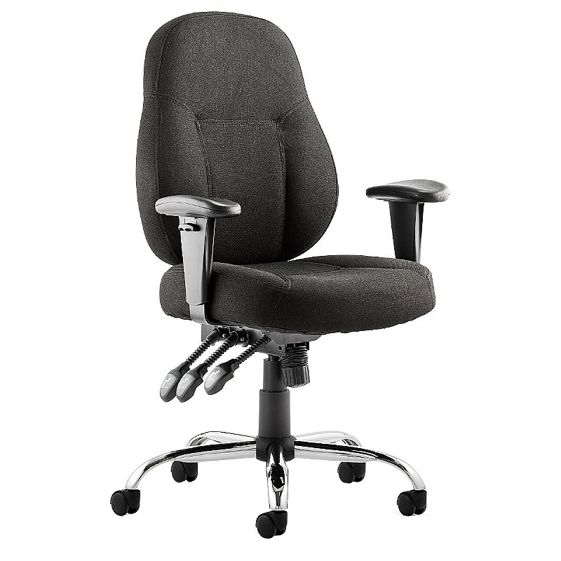 Storm Fabric Task Operator Chairs