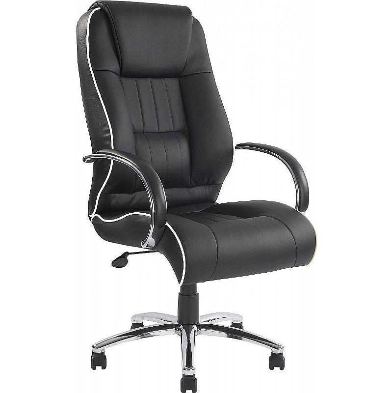 Dijon High Back Leather Faced Executive Office Cha