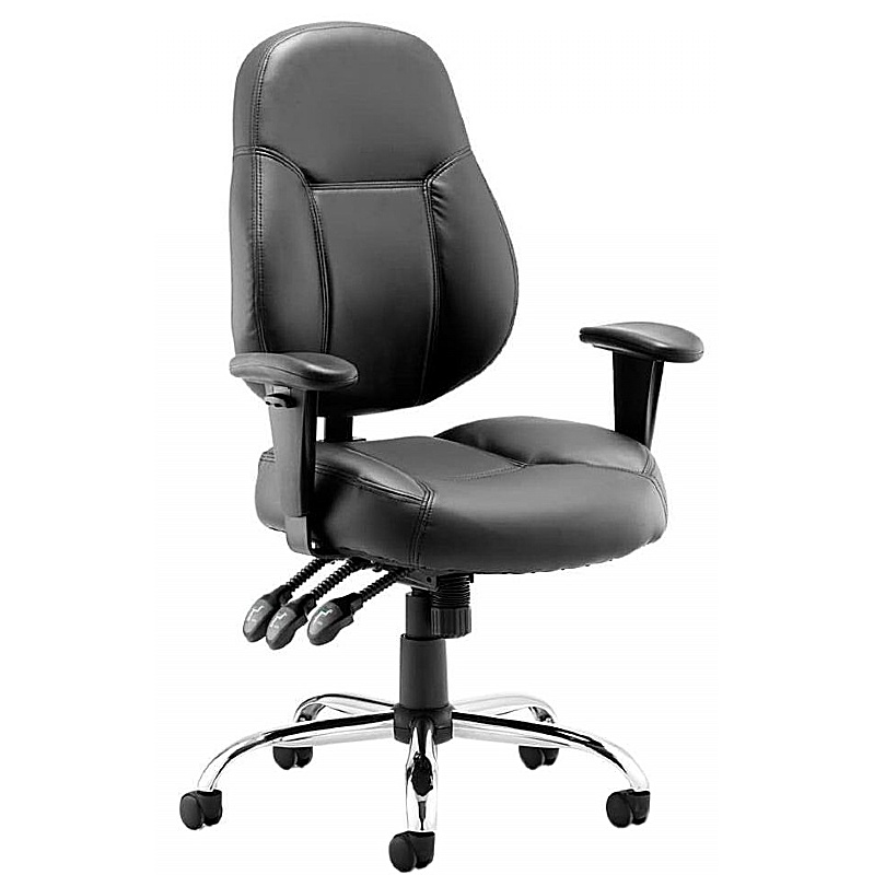 Storm Bonded Leather Task Operator Chairs