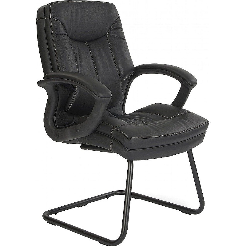 Hudson Stylish Leather Faced Executive Visitor Chairs from our Visitor